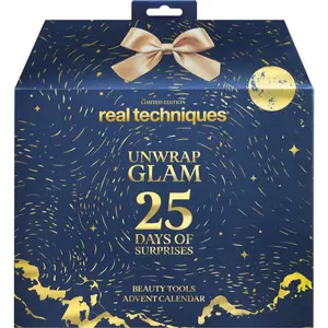 Real Techniques Unwrap Glam 25 Days of Suprises adventný kalendár