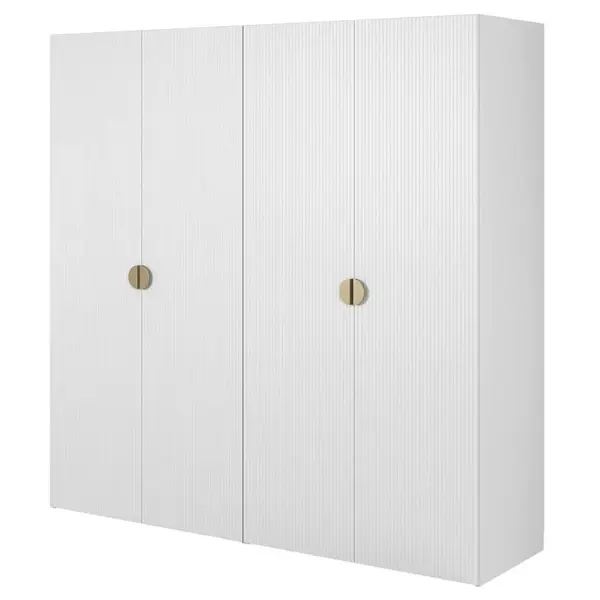 Selsey ŠATNÍ SKŘÍŇ Moonir bílá, 200 cm
