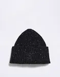 Armedangels Tweed Knit Hat 3883 black tweed