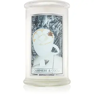 Kringle Candle Cashmere & Cocoa vonná svíčka 624 g
