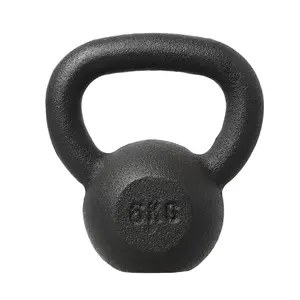 HMS Litinový kettlebell KZG06 6 kg, černý