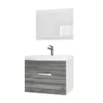 B BELINI GROUP KOUPELNOVÝ NÁBYTEK Koupelnová SADA PRI M1, Glamour dřevo matné, 60 cm