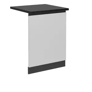 Vicco ČELNÍ PANEL MYČKY R-Line Bílá 60 cm , PD Antracit