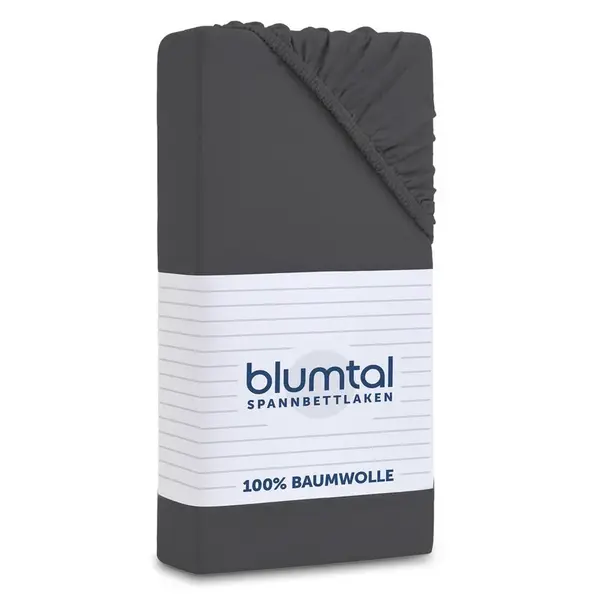 Blumtal NAPÍNACÍ PROSTĚRADLO 90/200 cm, tmavě šedá