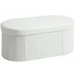 HOMCOM LAVIČKA s úložným prostorem Bílá 76/38/35 cm