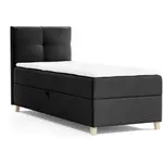 Beautysofa ČALOUNĚNÁ postel Helen Mini 103/206/106, černá