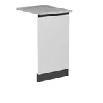 Vicco ČELNÍ PANEL MYČKY R-Line Bílá 45 cm s pracovní deskou