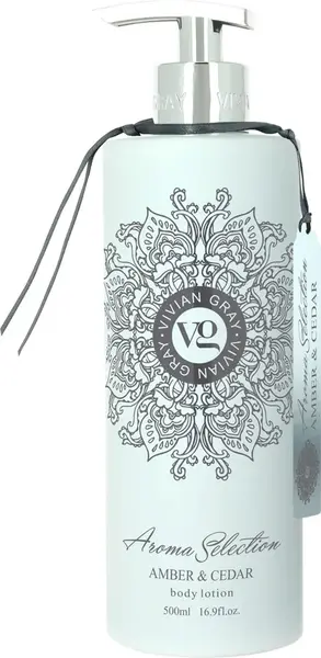 Vivian Gray Telové mlieko Aroma Selection Amber & Cedar (Body Lotion) 500 ml