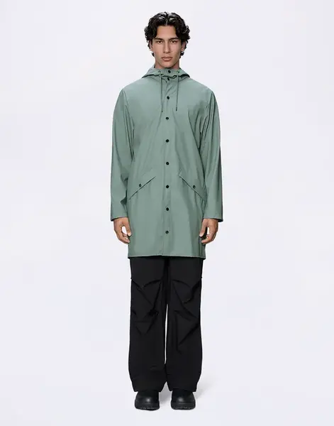 Rains Long Jacket 176 Sage L