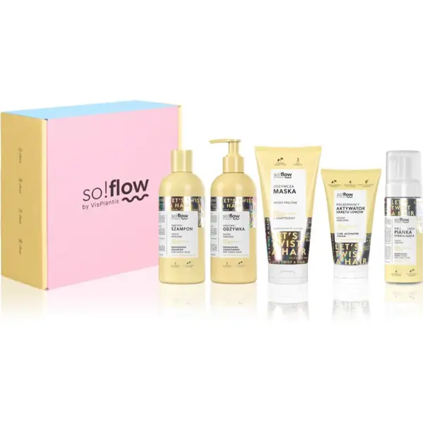 so!flow Curl Styling & Definition Set dárková sada pro kudrnaté vlasy