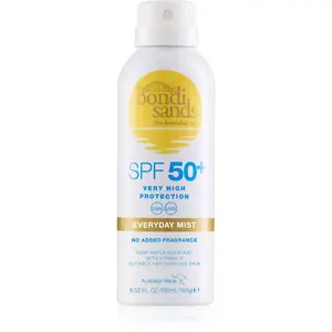 Bondi Sands SPF 50+ Everyday Mist vodeodolný sprej na opaľovanie SPF 50+ 160 g