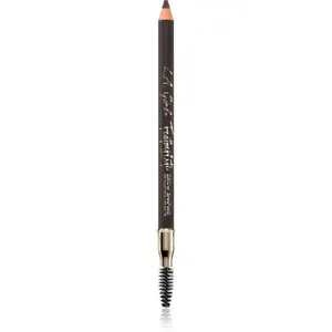 L.A. Girl Cosmetics Featherlite dlhotrvajúca ceruzka na obočie s kefkou odtieň Dark Brown 1.1 g
