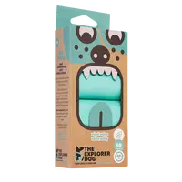 EXPLORER DOG Vrecká recyklované na psie exkrementy s vôňou mäty 60 ks