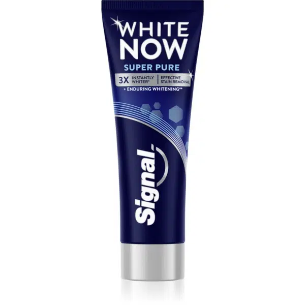 Signal White Now Men Super Pure zubná pasta pre mužov s bieliacim účinkom 75 ml