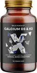 BRAINMAX Calcium D3 & K2, vápnik s vitamínom D3 & K2, 90 kapsúl