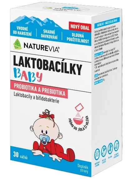 NATUREVIA Laktobacieľky baby vrecká 30 vrecúšok