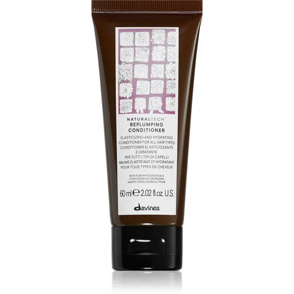 Davines Naturaltech Replumping Conditioner hydratačný kondicionér pre jednoduché rozčesávanie vlasov 60 ml