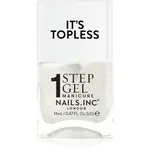 Nails Inc. It’s Topless gélový lak na nechty pre dlhotrvajúci efekt odtieň Sydney 14 ml