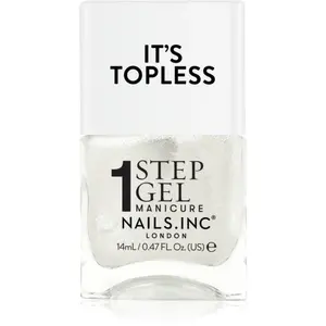 Nails Inc. It’s Topless gélový lak na nechty pre dlhotrvajúci efekt odtieň Sydney 14 ml