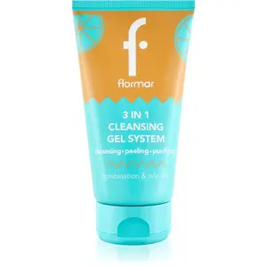 flormar Combination & Oily Skin 3in1 Cleansing Gel čistiaci gél 3 v 1 pre mastnú a zmiešanú pleť 150 ml