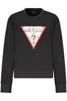 Čierna mikina Guess bez kapucne