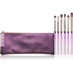 NABLA Cosmetics Amethyst sada štetcov na líčenie očí s puzdrom