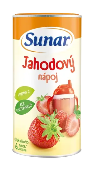 SUNAR rozpustný nápoj jahodový 200 g