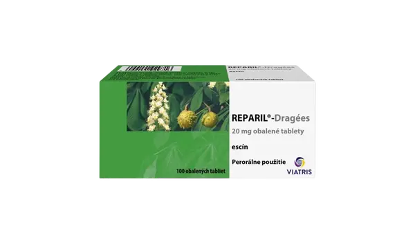 REPARIL DRAGEES 20mg 100 tabliet