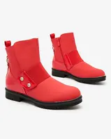 Resti Red matte women's boots Setipfa