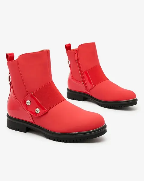 Resti Red matte women's boots Setipfa