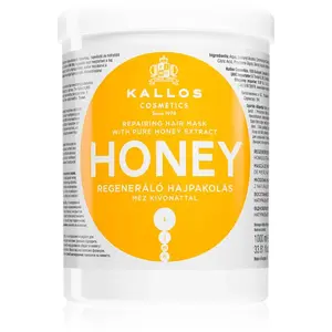Kallos KJMN Professional Honey intenzívna hydratačná maska pre suché a poškodené vlasy 1000 ml