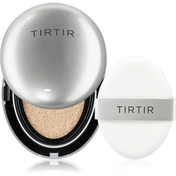 TIRTIR Mask Fit Aura Cushion hydratačný make-up v hubke pre rozjasnenie pleti odtieň 17W French Vanilla 18 g