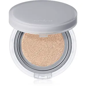 rom&nd Nu Zero Cushion ľahký ochranný make-up v hubke pre rozjasnenie pleti odtieň 02 Pure 21 15 g