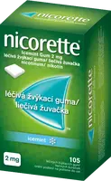 NICORETTE Icemint Gum 2mg liečivé žuvačky 105 ks