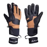 FLLÖS GIUSTO Lyžařské unisex rukavice, černá, velikost