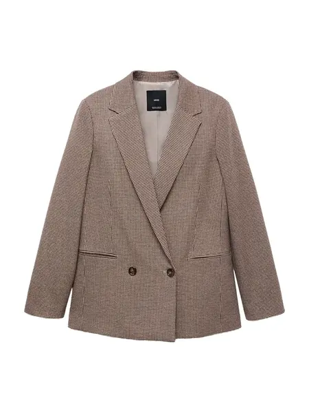 MANGO Blejzer 'CHARLOTT'  hnedá / bordová / čierna