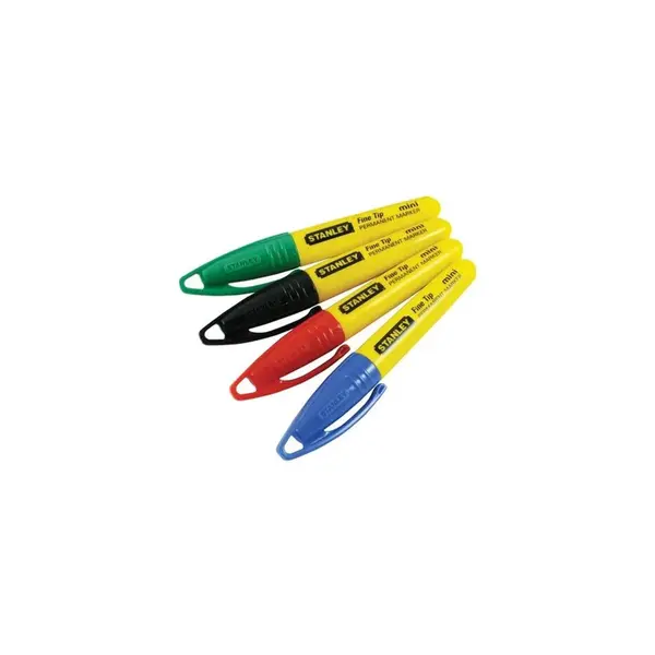 Stanley - Sada permanentních popisovačů, 4 druhy, 4 ks 2-47-329