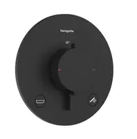 Hansgrohe Ecostat Comfort S - Termostatická baterie pod omítku, pro 2 spotřebiče, matná černá 33718670