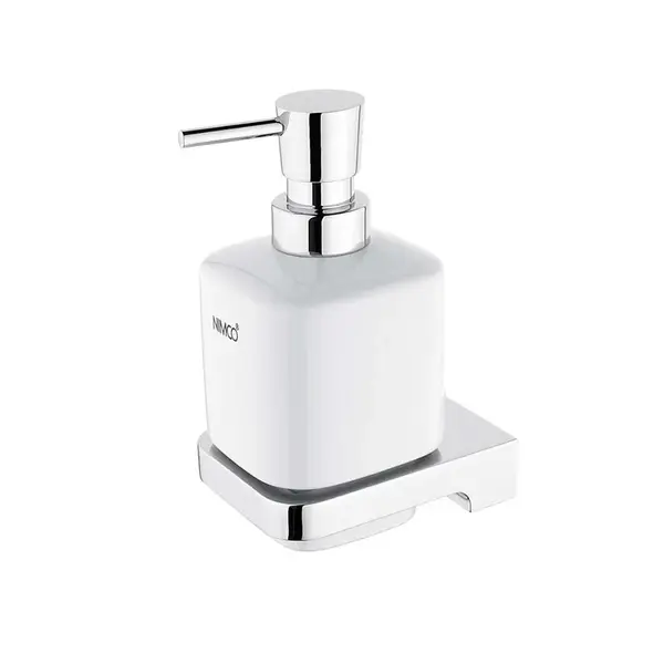 Nimco Maya - Dávkovač mýdla s držákem, bílá/chrom MA 29031K-26