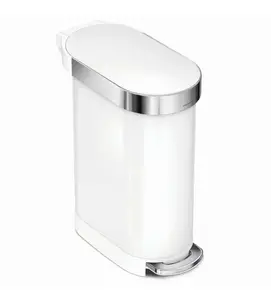Simplehuman Koše - Odpadkový koš Slim 45 l, bílá CW2069
