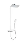 Hansgrohe Raindance Select E - Sprchový set Showerpipe 360 s termostatem, EcoSmart 9 l/min, bílá/chrom 27286400