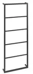 Sapho Ska - Držák ručníků 45x115 cm, černá mat SKA501