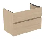 Ideal Standard Finesse - Umyvadlová skříňka, 80x44x55 cm, 2 zásuvky, bílý dub E3387US