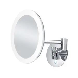 Nimco Kosmetická zrcadla - Kosmetické zrcátko nástěnné s LED osvětlením, chrom ZK 20265-26