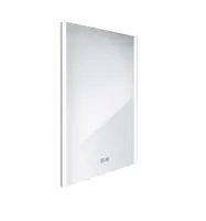 Nimco Zrcadla - Zrcadlo s LED osvětlením, 50x70 cm, dotykový senzor, hliník ZP 11001VX