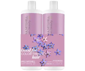 Sada pro barvené vlasy Paul Mitchell Clean Beauty Color Save Big Duo + dárek zdarma