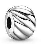 Pandora Stříbrný vzorovaný klip 791752