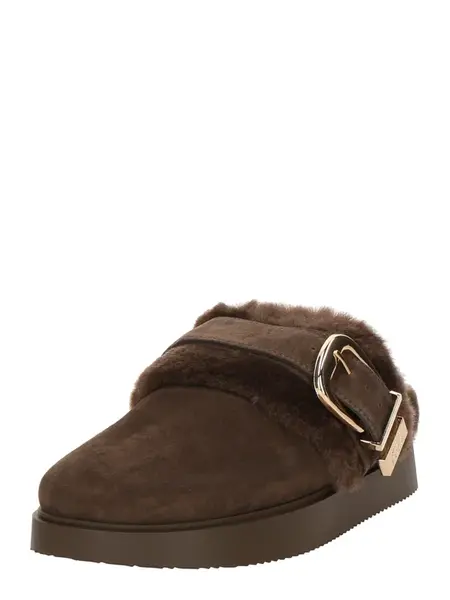 STEVE MADDEN Šľapky 'Cozy Up'  tmavohnedá