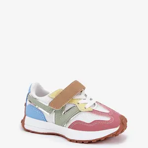 Boto Dětské sneakersy na suchý zip multikolor Tezzu