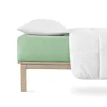 Napínací prostěradlo jersey s elastanem zelené 180 x 200 cm